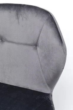 Discount KARE Design Krzesło Viva Chrome 52x82 cm szare - KARE