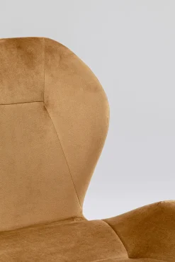 Clearance KARE Design Krzesło Viva 50x82 cm kolor curry - nogi czarne - KARE