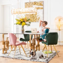 Best KARE Design Krzesło Viva 52x82 cm zielone - KARE