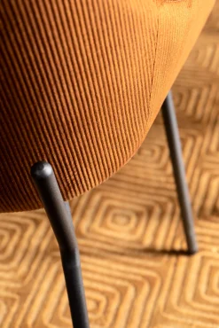 Online KARE Design Krzesło z podłokietnikami Avignon 59x80 cm pomarańczowe - KARE