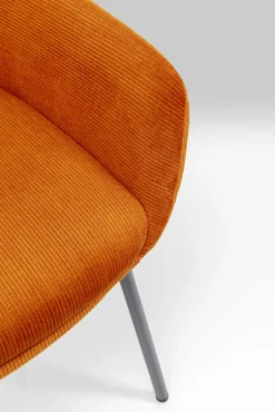 Online KARE Design Krzesło z podłokietnikami Avignon 59x80 cm pomarańczowe - KARE