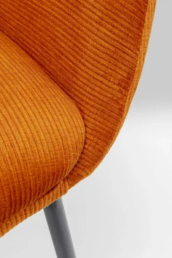 Online KARE Design Krzesło z podłokietnikami Avignon 59x80 cm pomarańczowe - KARE