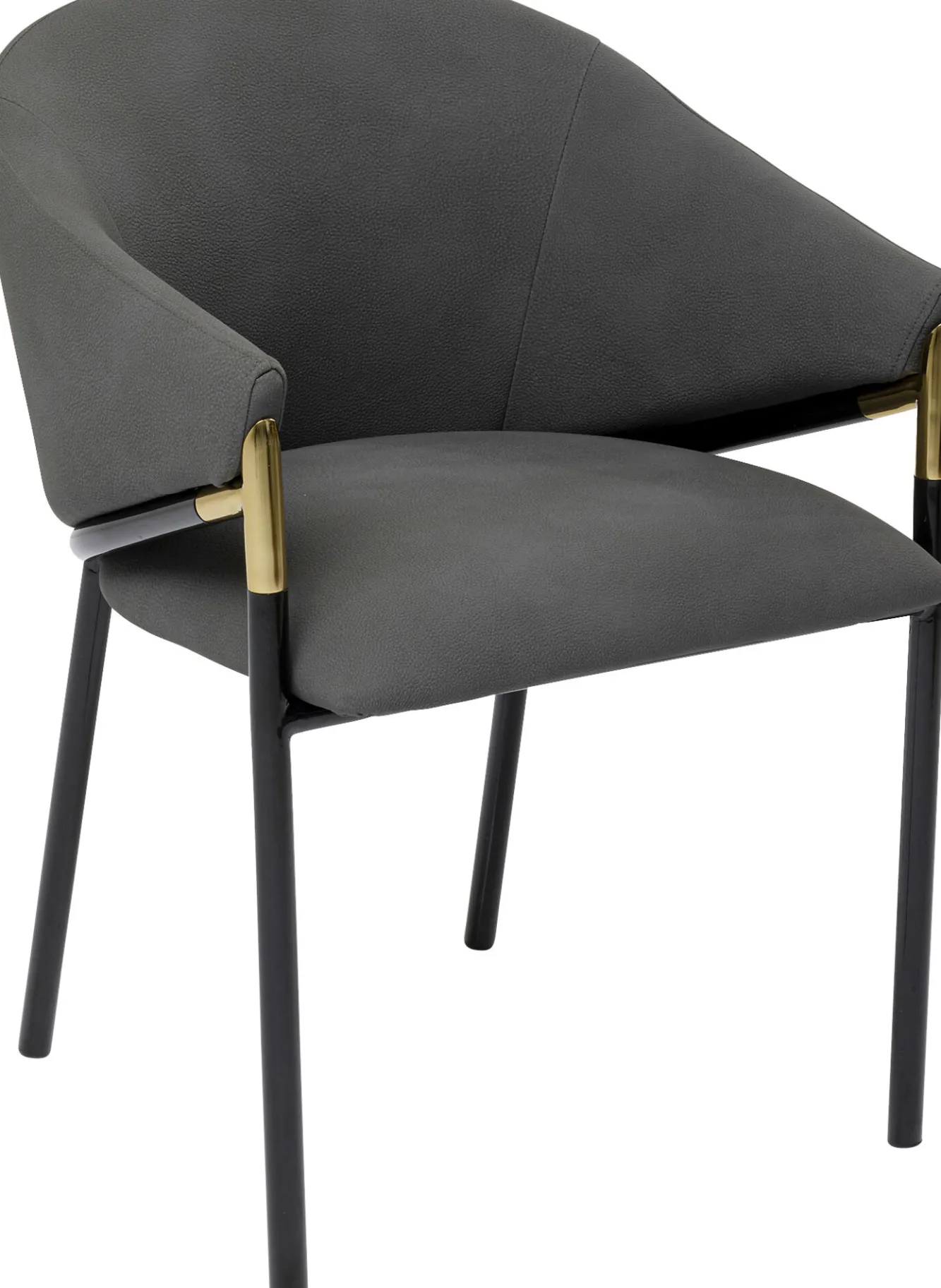 Best KARE Design Krzesło z podłokietnikami Boulevard 57x79 cm szare - KARE