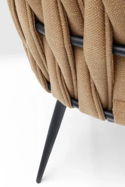 Fashion KARE Design Krzesło z podłokietnikami Cheerio 55x75 cm żółte - KARE