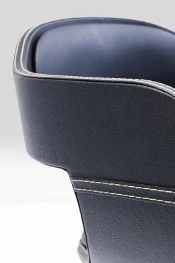 Online KARE Design Krzesło z podłokietnikami Costa 52x71 cm czarne ekoskóra - KARE