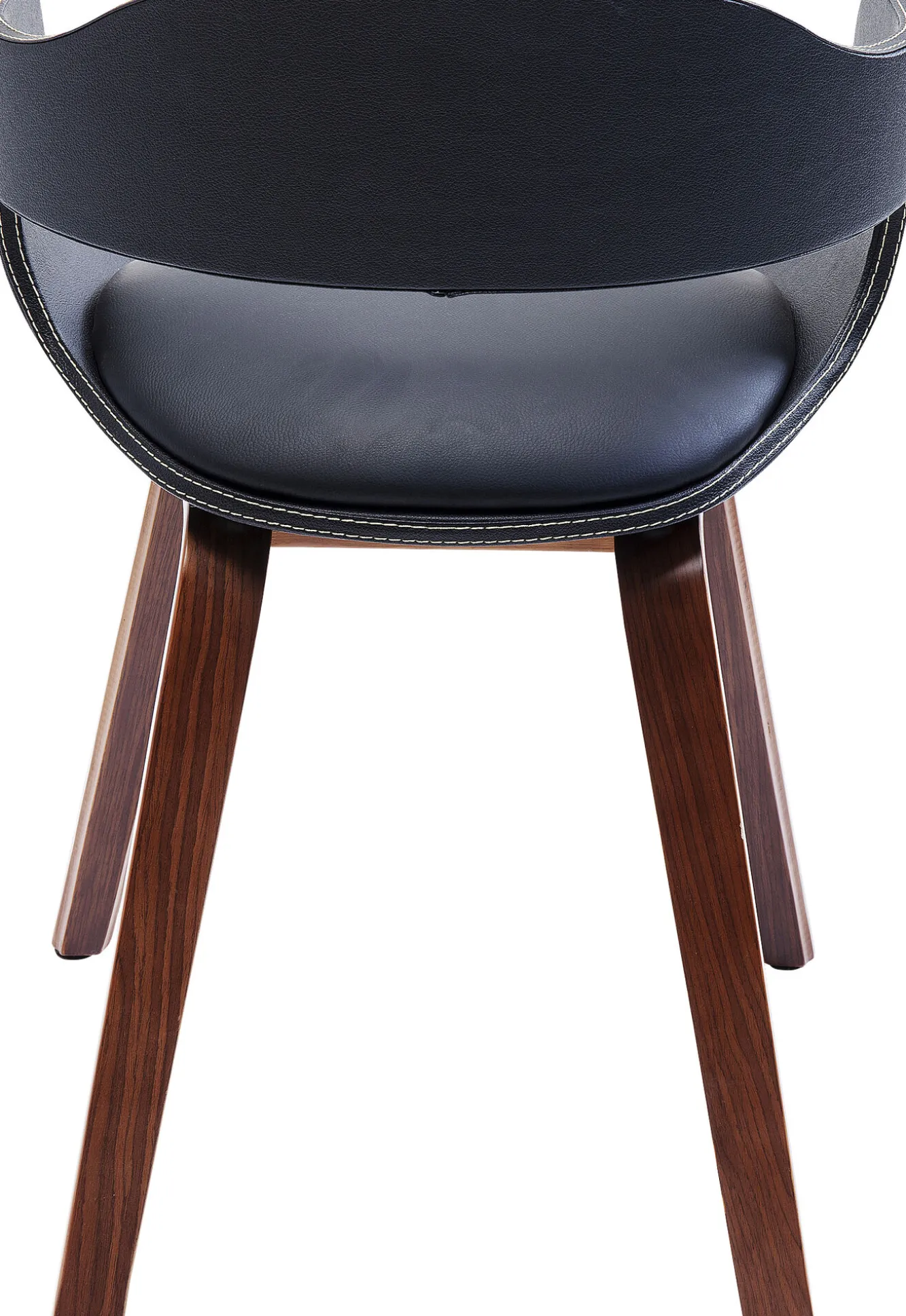 Online KARE Design Krzesło z podłokietnikami Costa 52x71 cm czarne ekoskóra - KARE