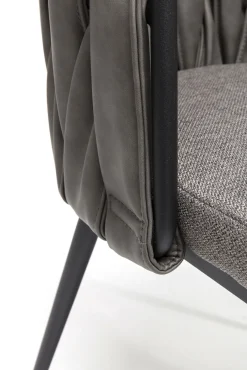 Clearance KARE Design Krzesło z podłokietnikami Cheerio 55x75 cm szare - KARE