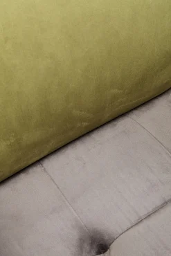 Online KARE Design Krzesło z podłokietnikami Chelsea 65x90 cm szaro-zielone - KARE