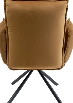 Online KARE Design Krzesło z podłokietnikami Chelsea 65x90 cm brązowe - KARE