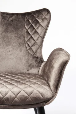 New KARE Design Krzesło z podłokietnikami Dream 63x88 cm brązowe - KARE