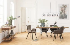 New KARE Design Krzesło z podłokietnikami Dream 63x88 cm brązowe - KARE