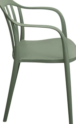 Online KARE Design Krzesło z podłokietnikami Flores Grey Green - KARE