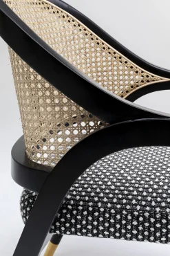 Hot KARE Design Krzesło z podłokietnikami Horizon 58x82 cm czarne - KARE