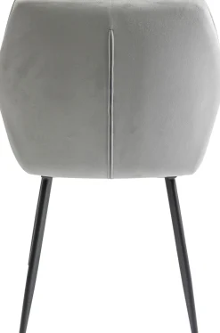 Fashion KARE Design Krzesło z podłokietnikami Kayla 59x89 cm szare - KARE