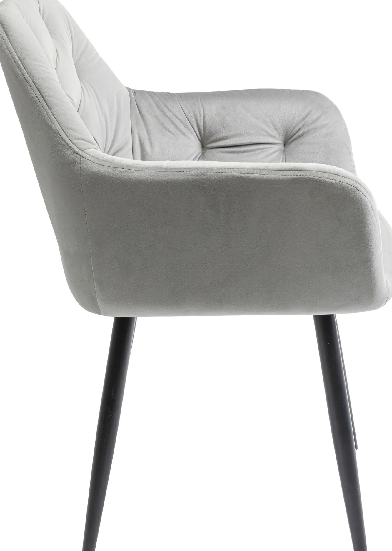 Best KARE Design Krzesło z podłokietnikami Kira 58x82 cm szare - KARE