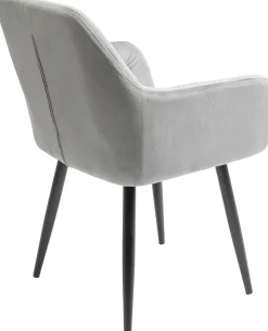 Best KARE Design Krzesło z podłokietnikami Kira 58x82 cm szare - KARE