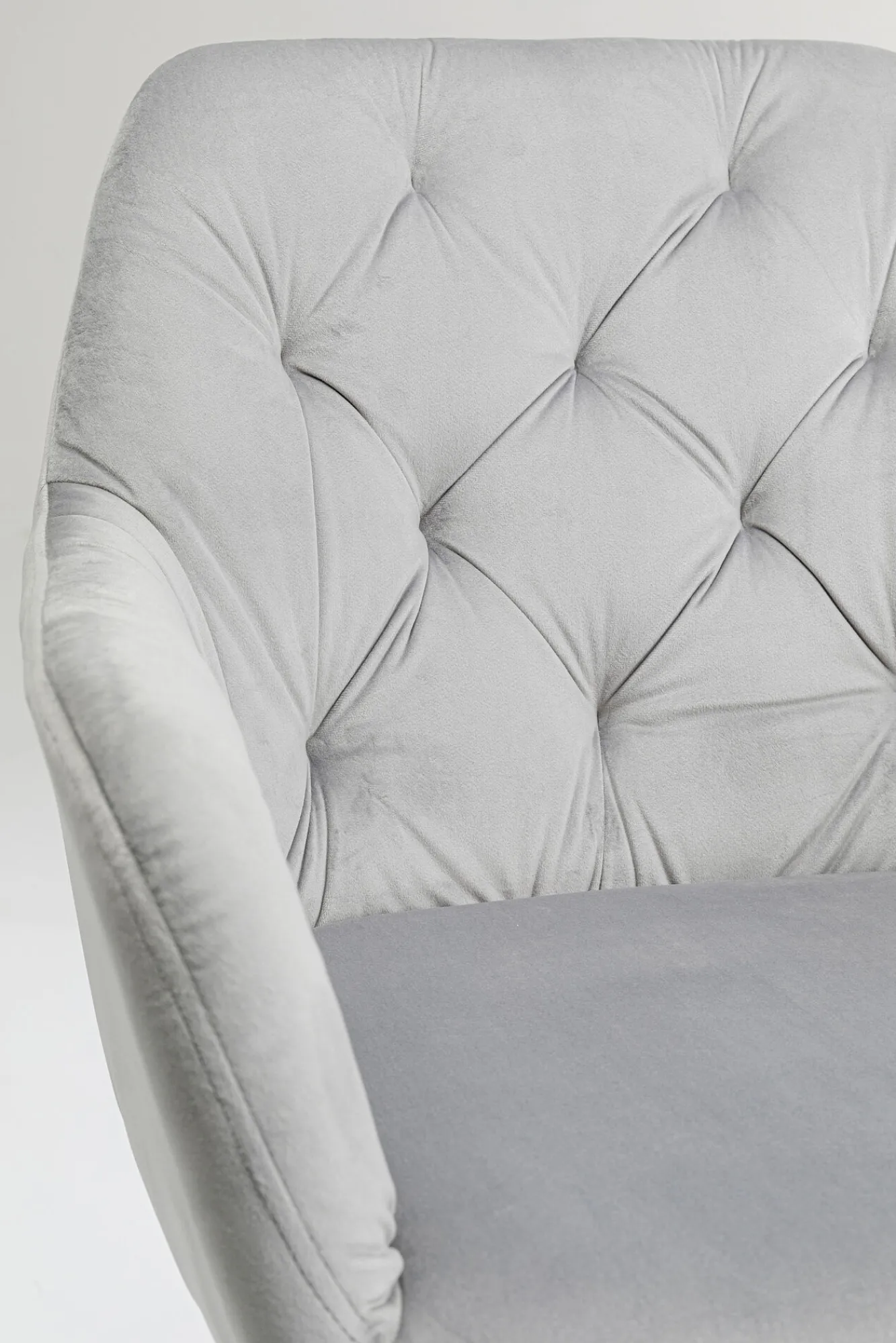 Best KARE Design Krzesło z podłokietnikami Kira 58x82 cm szare - KARE