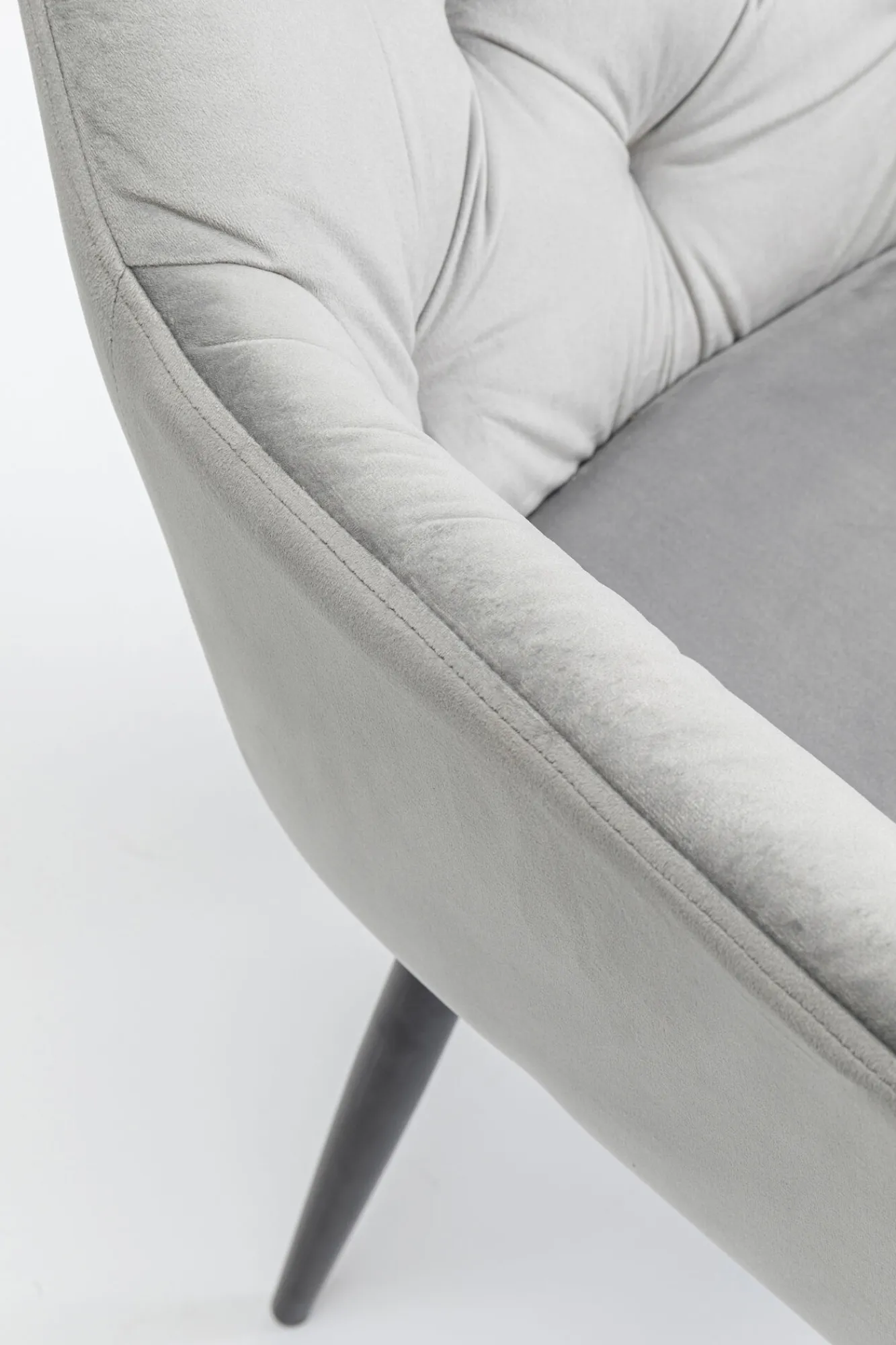 Best KARE Design Krzesło z podłokietnikami Kira 58x82 cm szare - KARE