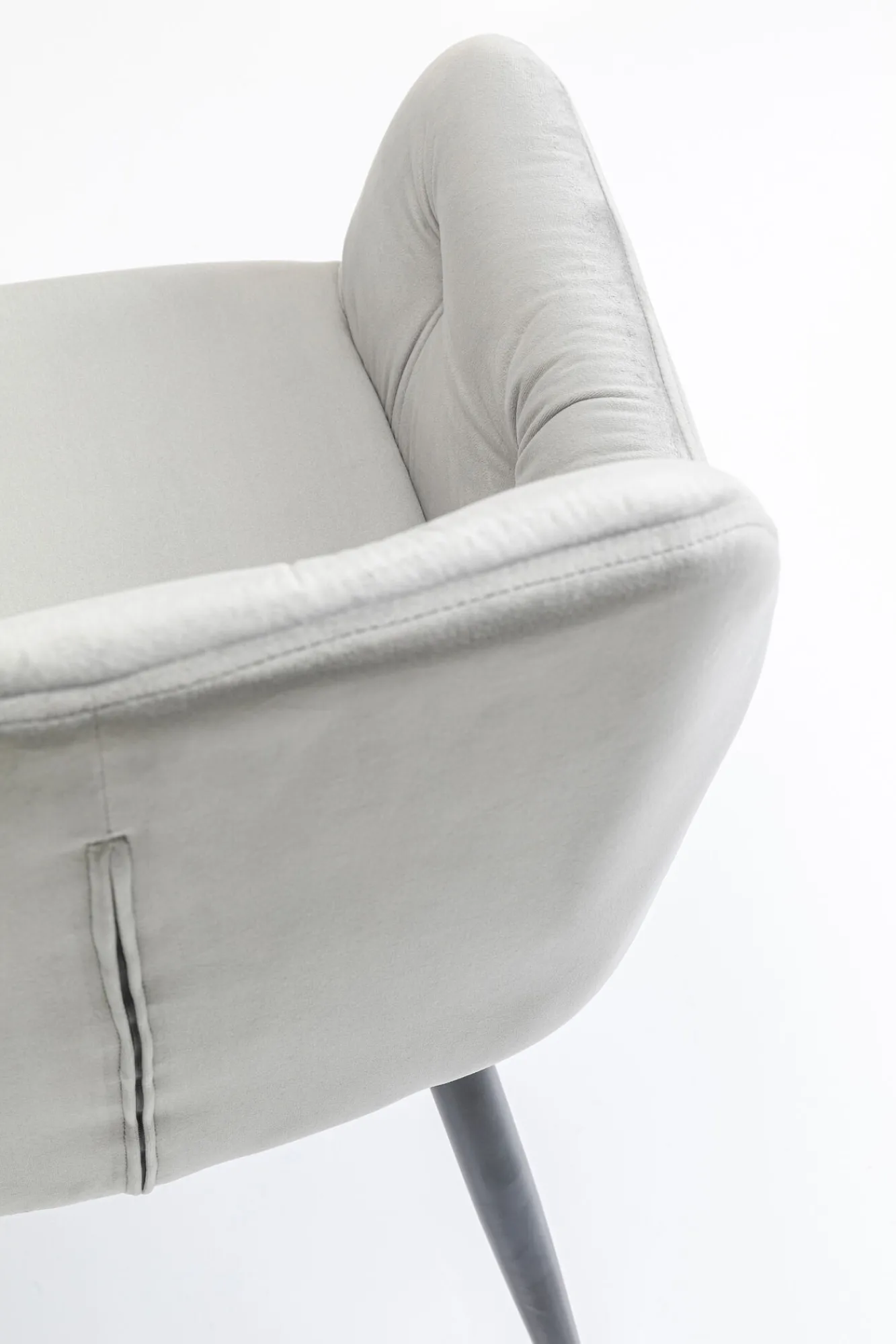 Best KARE Design Krzesło z podłokietnikami Kira 58x82 cm szare - KARE