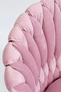 New KARE Design Krzesło z podłokietnikami Knot 81x62 cm jasnoróżowe - KARE