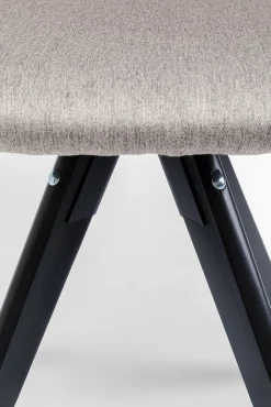 Fashion KARE Design Krzesło z podłokietnikami Lady Loco 62x83 cm taupe - KARE