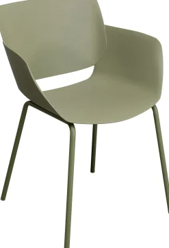 Fashion KARE Design Krzesło z podłokietnikami Madeira zielone - KARE