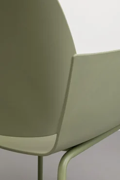 Fashion KARE Design Krzesło z podłokietnikami Madeira zielone - KARE