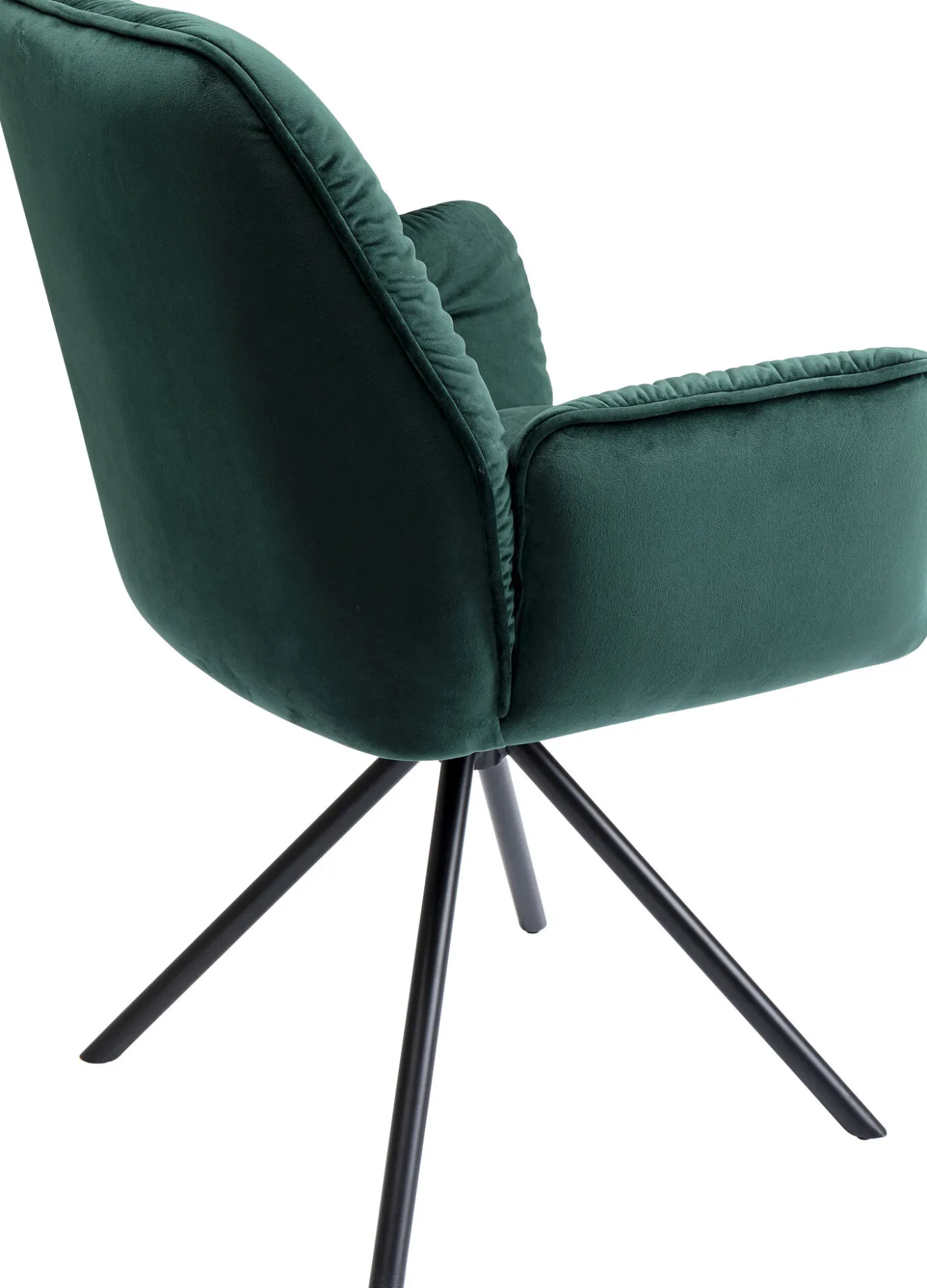 Best KARE Design Krzesło z podłokietnikami Mila 60x89 cm zielone - KARE