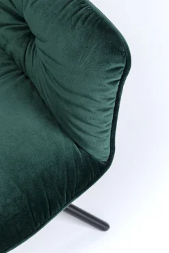 Best KARE Design Krzesło z podłokietnikami Mila 60x89 cm zielone - KARE