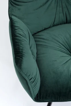 Best KARE Design Krzesło z podłokietnikami Mila 60x89 cm zielone - KARE