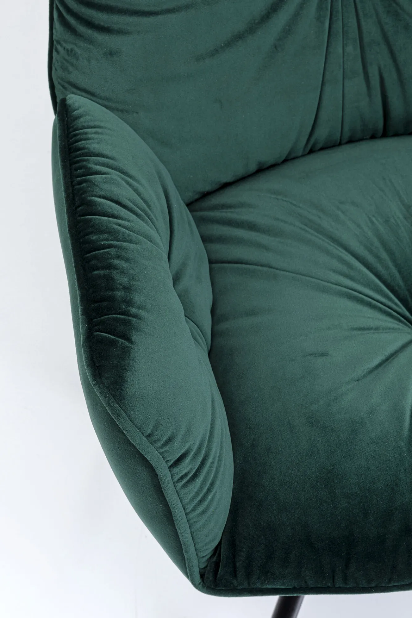 Best KARE Design Krzesło z podłokietnikami Mila 60x89 cm zielone - KARE