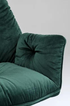 Best KARE Design Krzesło z podłokietnikami Mila 60x89 cm zielone - KARE