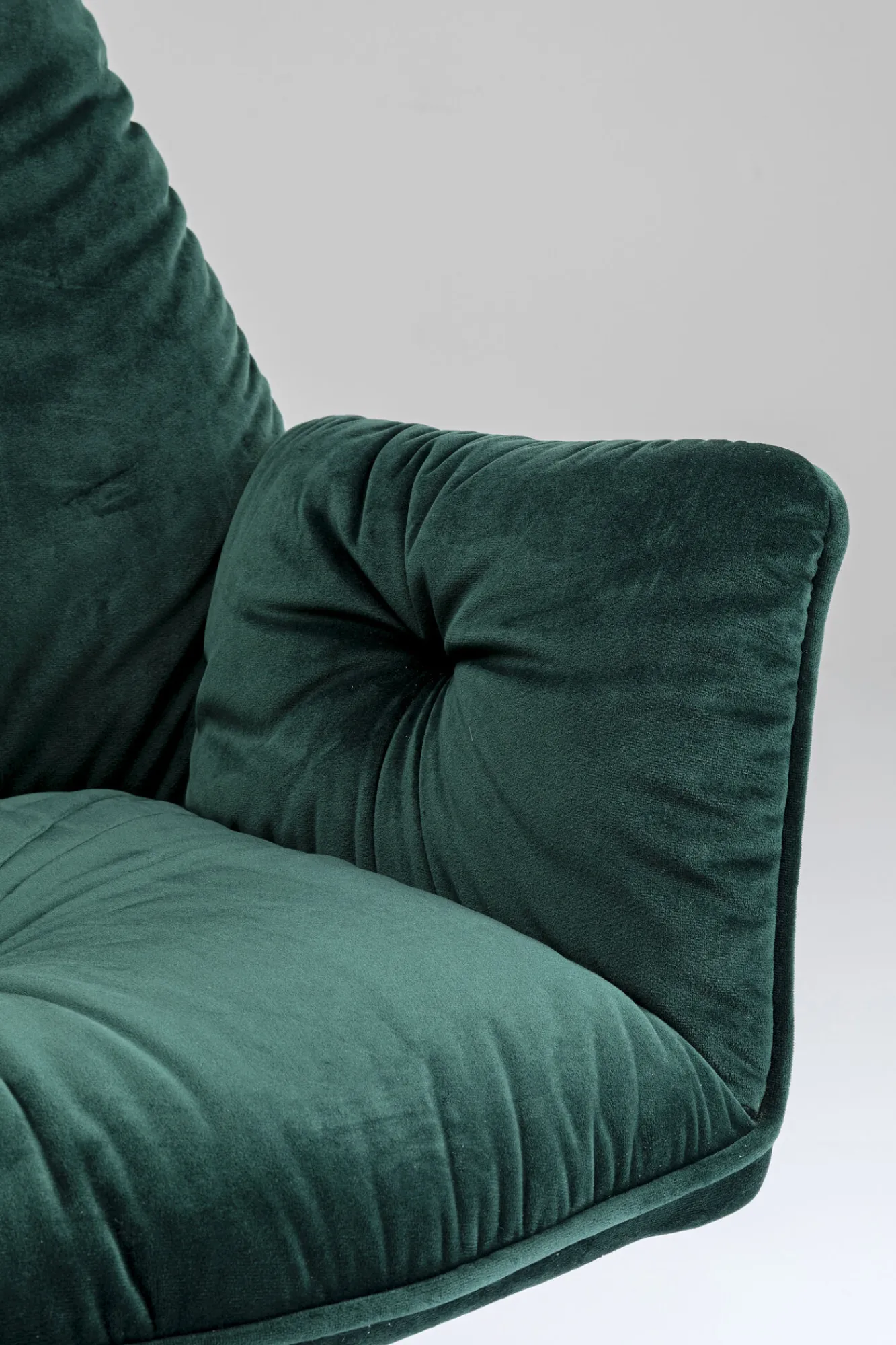 Best KARE Design Krzesło z podłokietnikami Mila 60x89 cm zielone - KARE