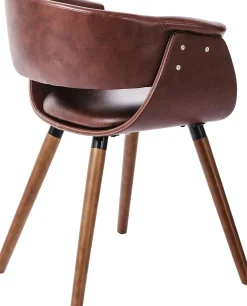 Best KARE Design Krzesło z podłokietnikami Monaco 58x72 cm brązowe - KARE