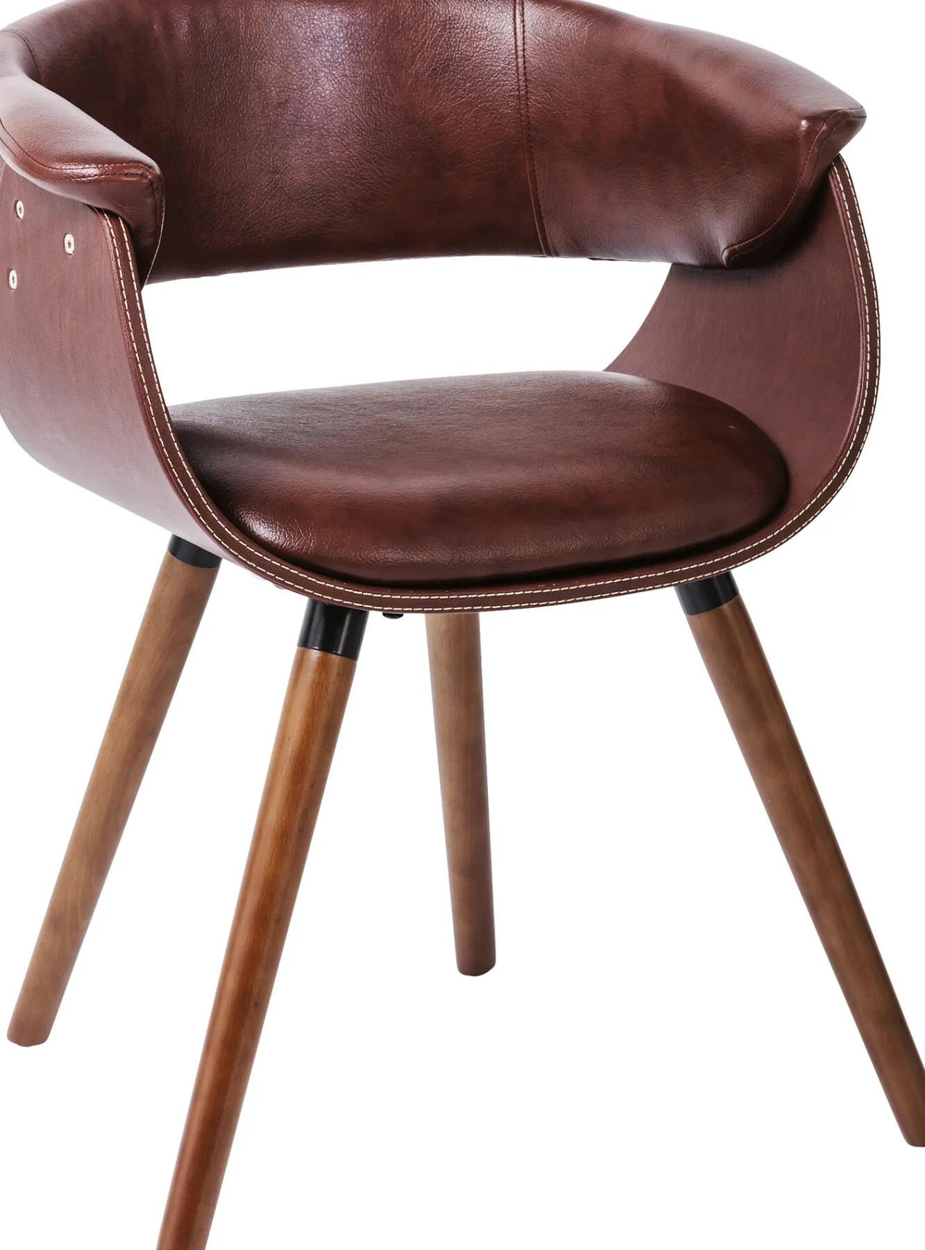 Best KARE Design Krzesło z podłokietnikami Monaco 58x72 cm brązowe - KARE