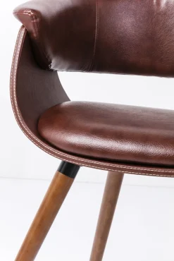 Best KARE Design Krzesło z podłokietnikami Monaco 58x72 cm brązowe - KARE