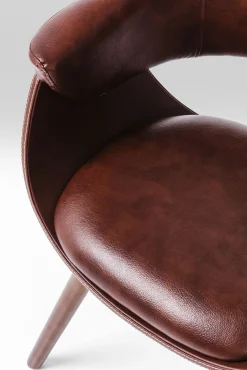 Best KARE Design Krzesło z podłokietnikami Monaco 58x72 cm brązowe - KARE