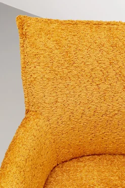 Online KARE Design Krzesło z podłokietnikami pomarańczowe z czarnymi nogami 60x87 cm - KARE