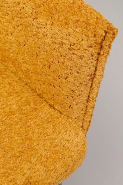 Online KARE Design Krzesło z podłokietnikami pomarańczowe z czarnymi nogami 60x87 cm - KARE