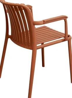 Best KARE Design Krzesło z podłokietnikami Porto Santo Terracotta - KARE