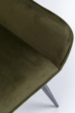 Best KARE Design Krzesło z podłokietnikami San Francisco 59x82 cm ciemnozielone - KARE