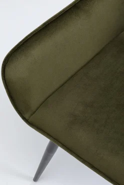 Best KARE Design Krzesło z podłokietnikami San Francisco 59x82 cm ciemnozielone - KARE