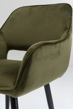 Best KARE Design Krzesło z podłokietnikami San Francisco 59x82 cm ciemnozielone - KARE