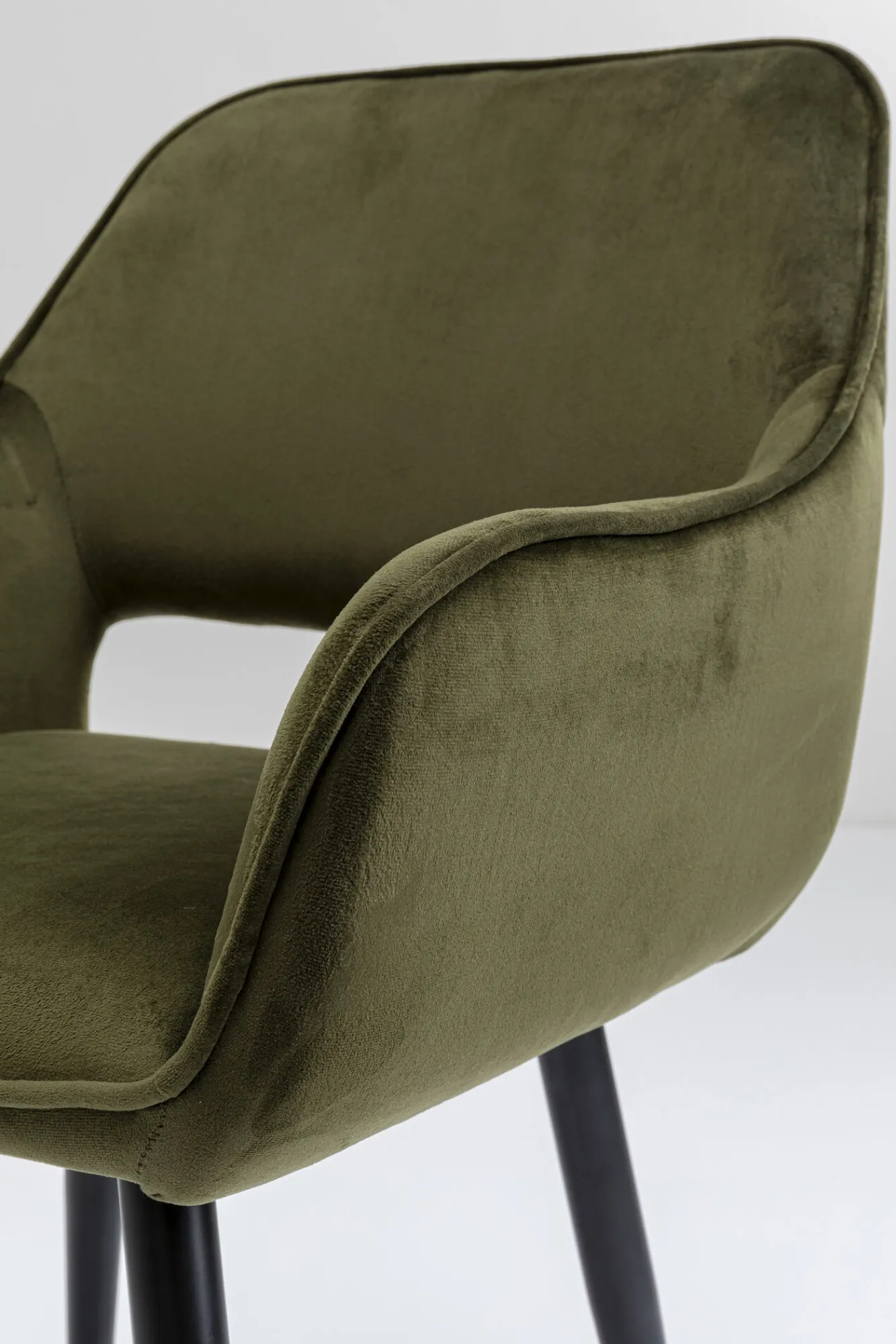 Best KARE Design Krzesło z podłokietnikami San Francisco 59x82 cm ciemnozielone - KARE