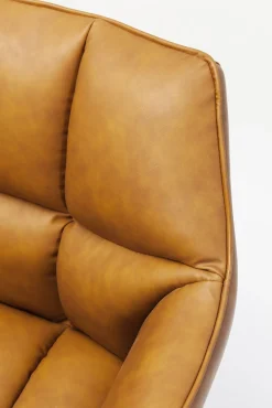 New KARE Design Krzesło z podłokietnikami Thinktank 62x85 cm jasnobrązowe skóra naturalna - KARE