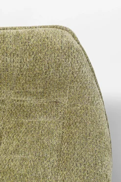 Best KARE Design Krzesło z podłokietnikami tkanina zielona melanżowa 65x82 cm - KARE