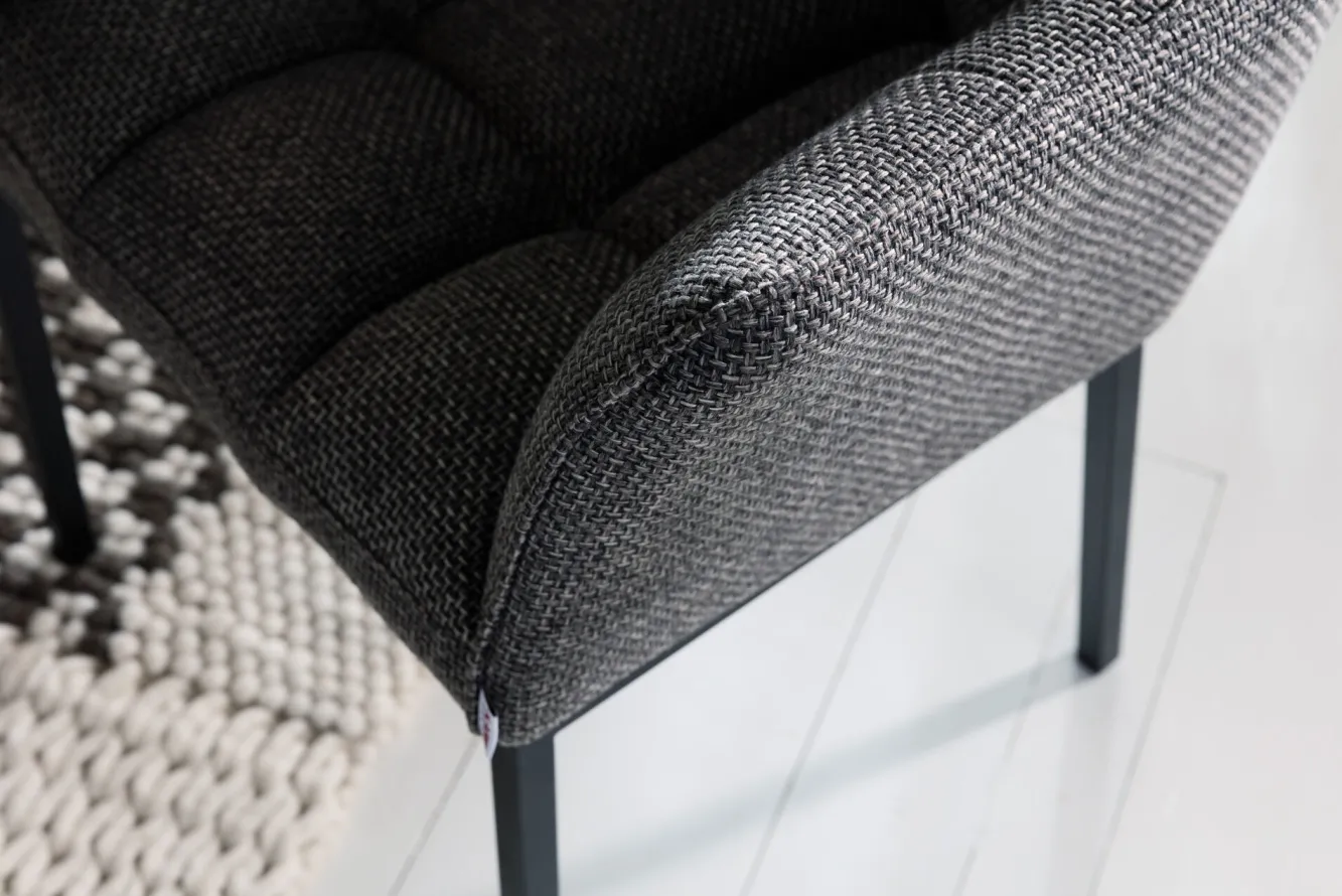 Sale KARE Design Krzesło z podłokietnikami Thinktank 63x84 cm szare - KARE