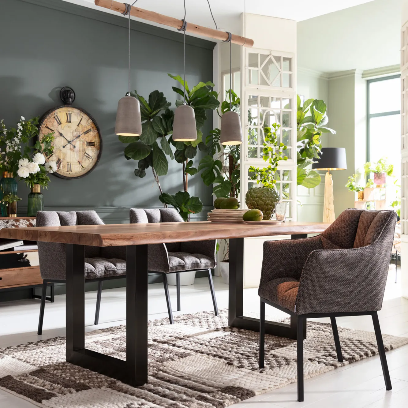 Sale KARE Design Krzesło z podłokietnikami Thinktank 63x84 cm szare - KARE