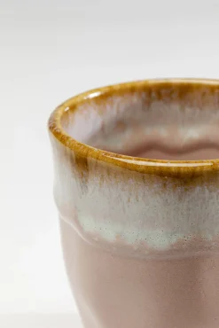 Best KARE Design Kubek bez ucha kamionkowy różowy 370 ml - KARE