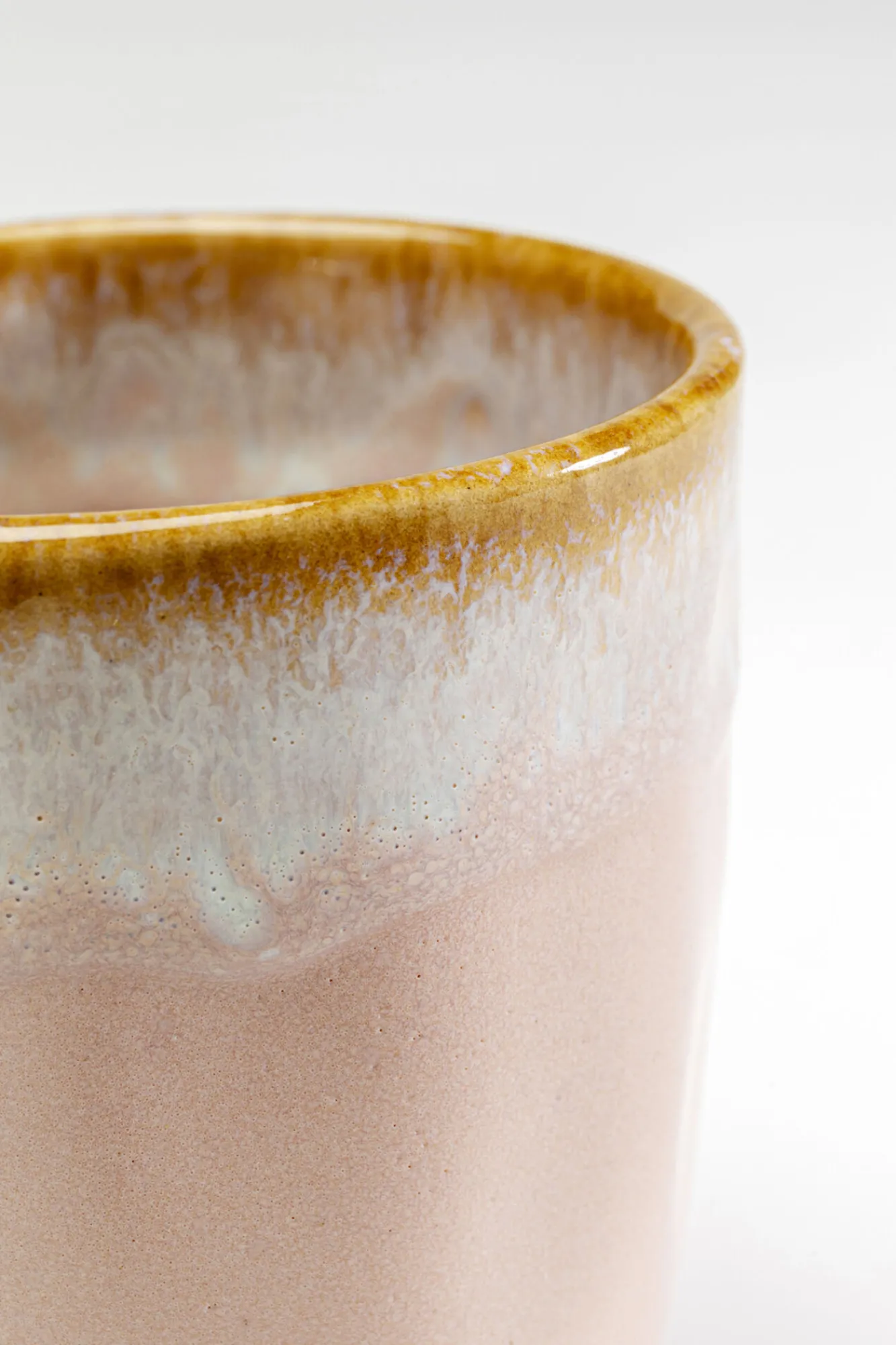 Best KARE Design Kubek bez ucha kamionkowy różowy 370 ml - KARE